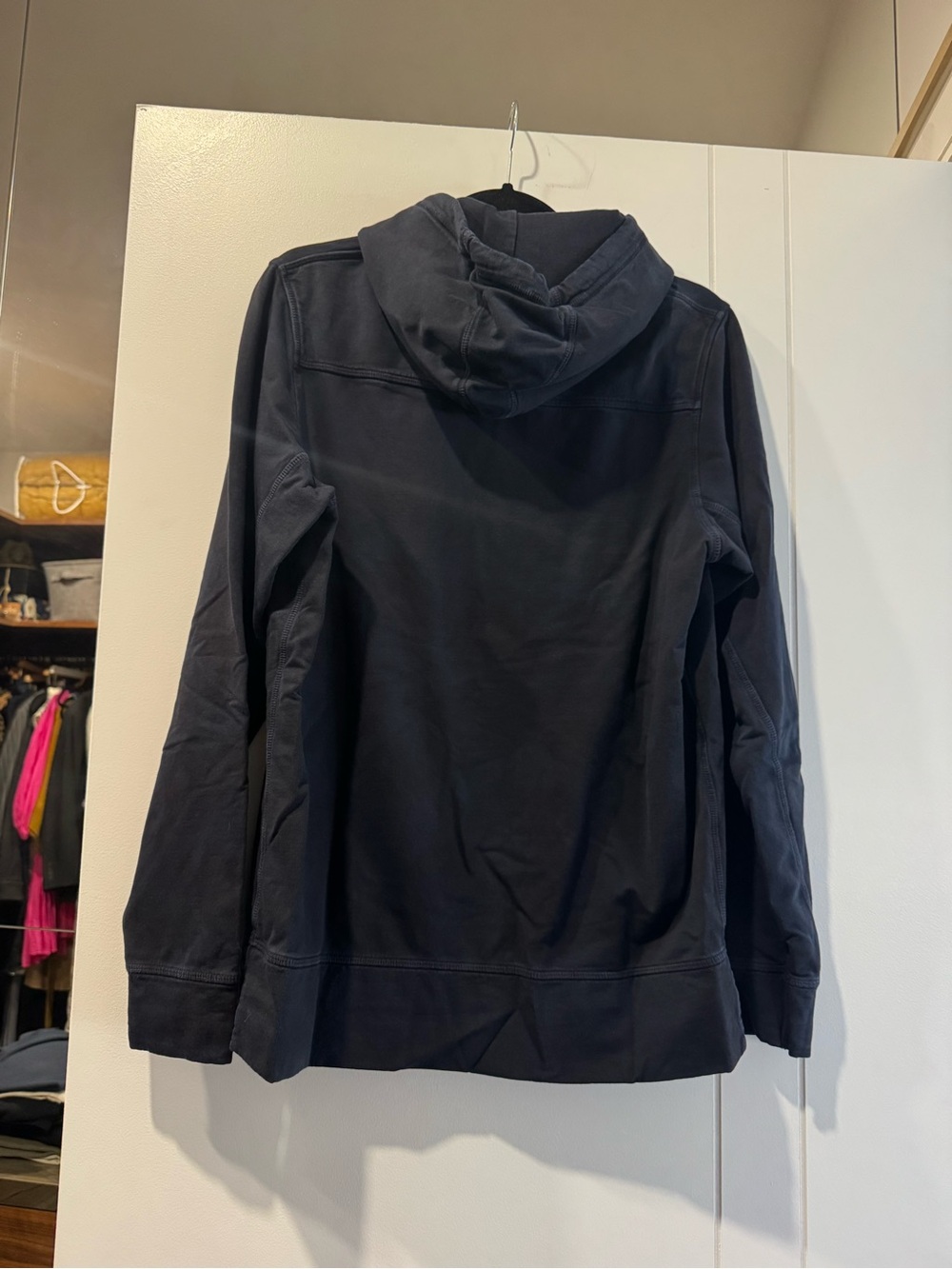 Patrick Assaraf - Navy Pullover Hoodie - Picture 4 of 6